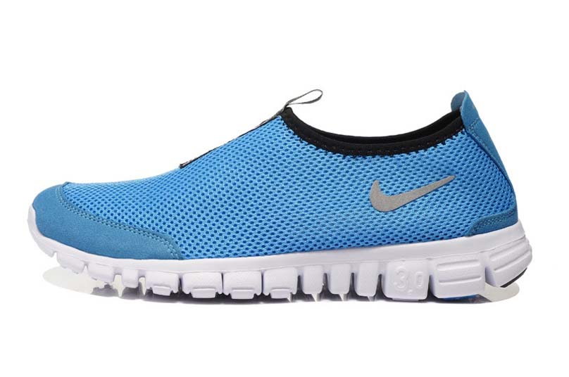 nike 3.0 chaussures de course de femmes libres nouveau noir bleu (3)